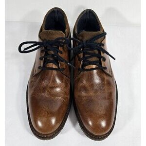 Bull Boxer Men's Size 41 US Size 8 Brandyn Brown Leather Derby Shoes